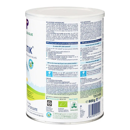 HiPP Holenderska Mieszanka Mleczna Organiczna Kombiotyczna dla Niemowląt Etap 2 800g