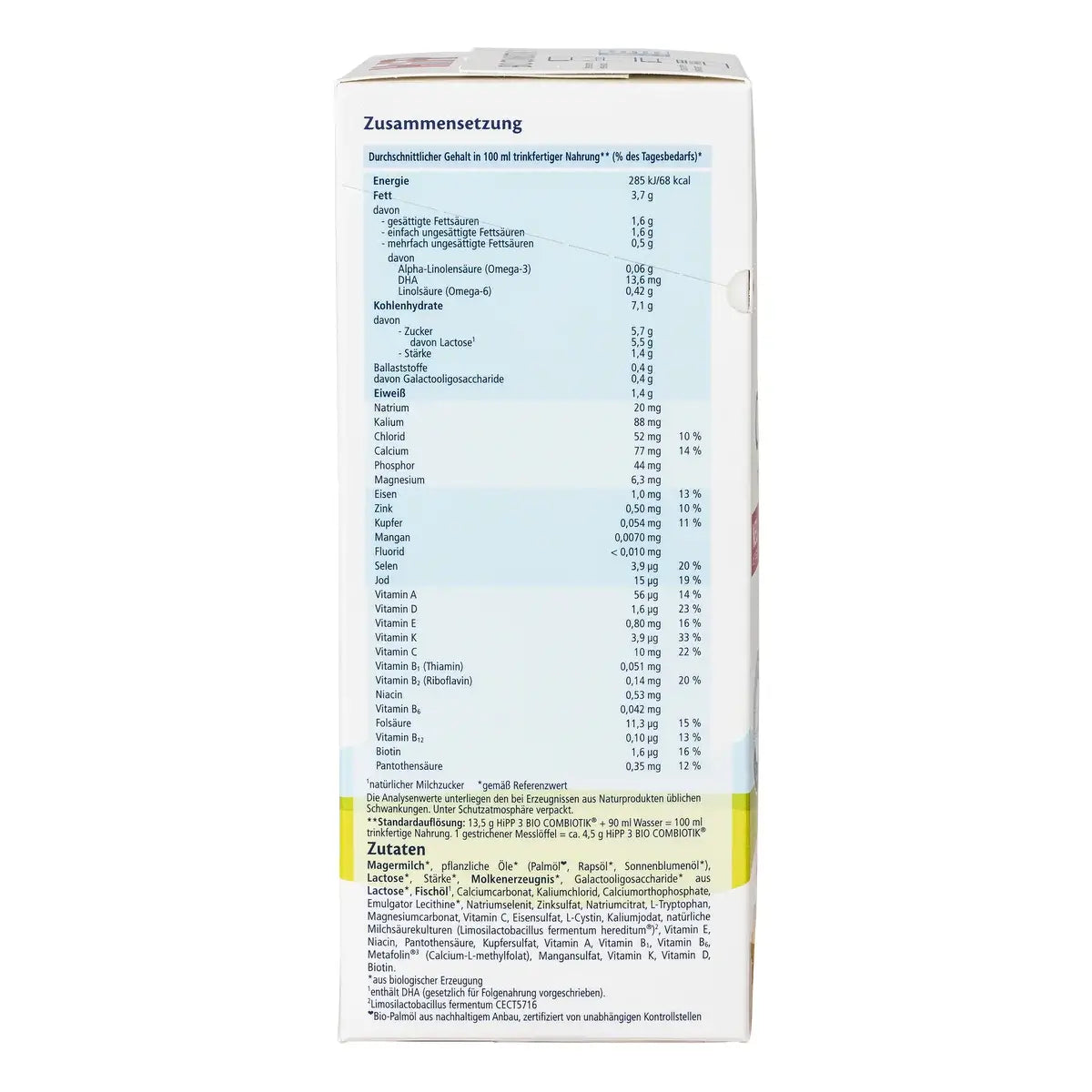 HiPP German 3 Organic Combiotic Formula (10-12 months) 600g