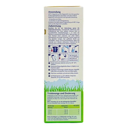 HiPP Niemiecka Organiczna Mleczna Mieszanka dla Niemowląt z Koziego Mleka Etap 2 400g
