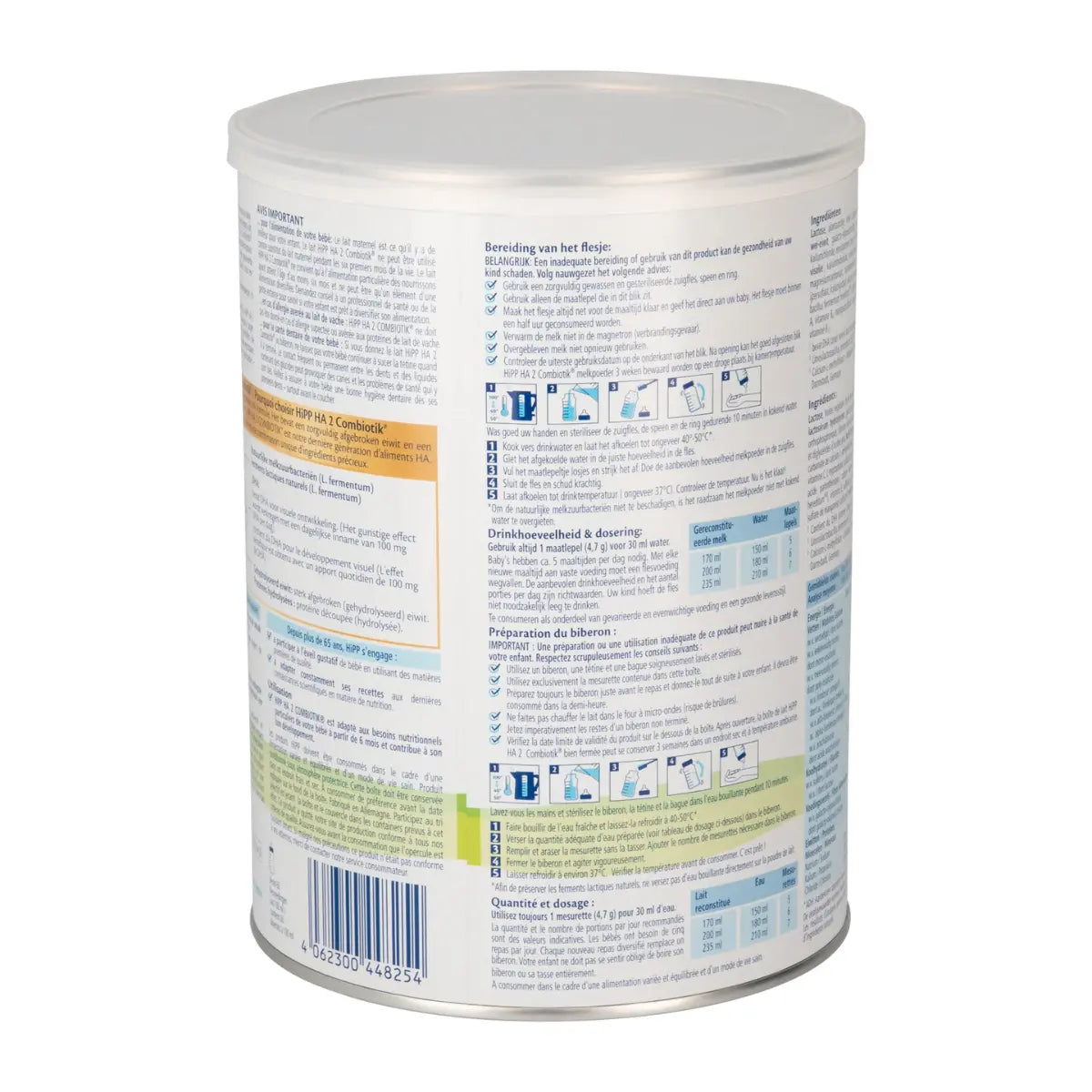 HiPP Dutch 2 Hypoallergenic (HA) Organic Formula (6-12 months) 800g