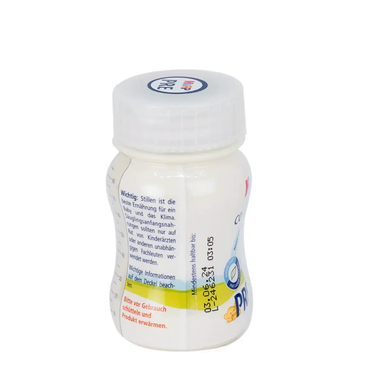 HiPP German Stage PRE Formula organică pentru sugari gata preparată 90ml (24 BUCĂȚI)