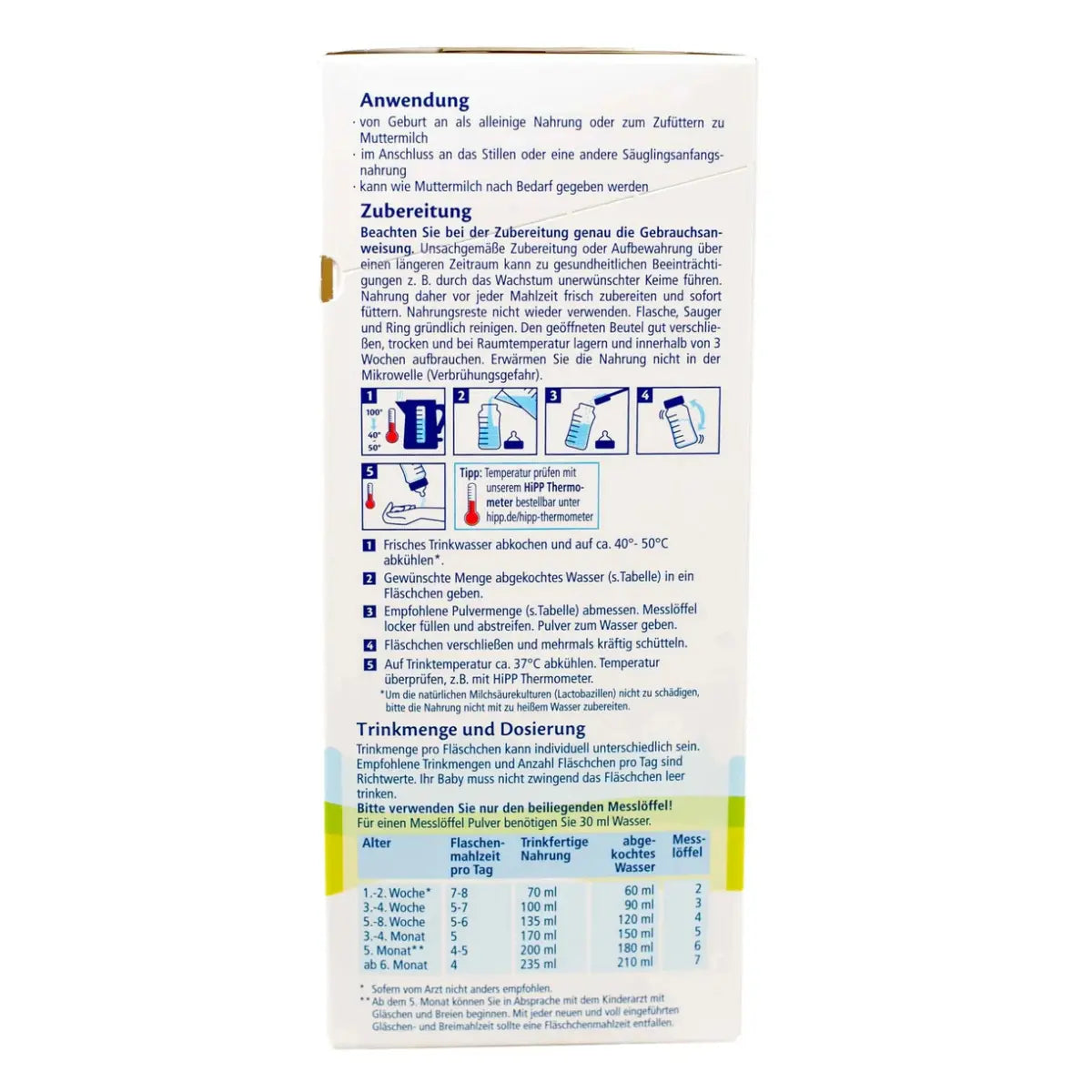 HiPP German PRE Organic Combiotic Formula (0-6 months) 600g