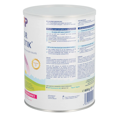 HiPP Holenderska Mieszanka Mleczna dla Niemowląt Etap 4 Junior Combiotic 800g