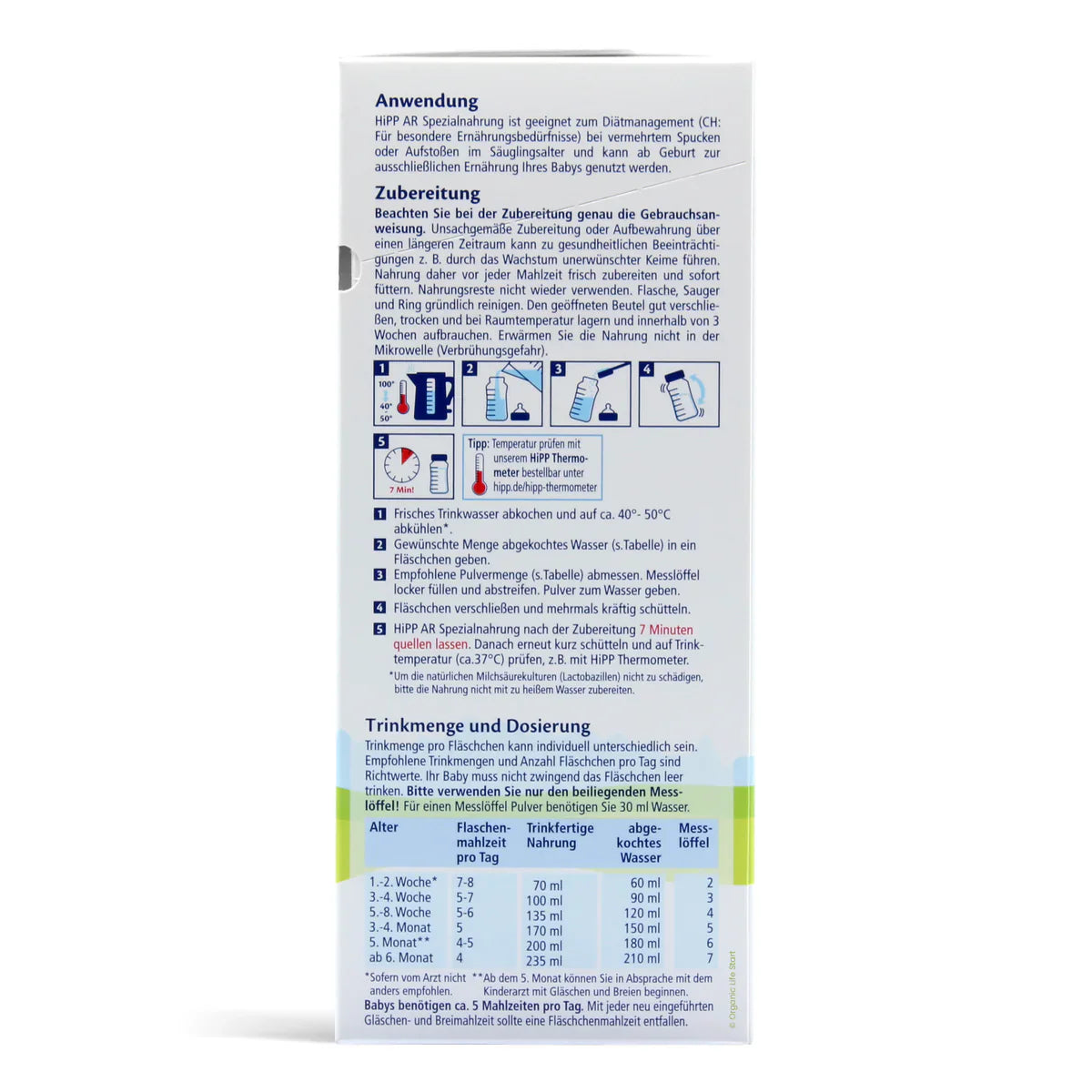 HiPP Formula Bio Germană Antireflux (AR) pentru Sugari 600g