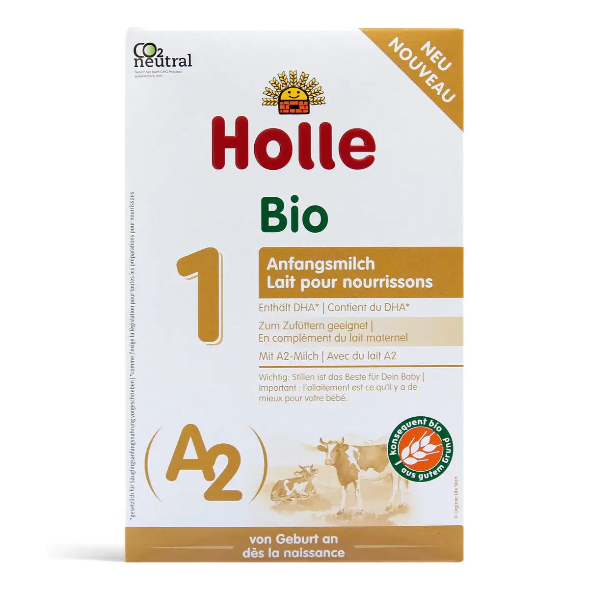 Holle 1 Organic A2 Formula (0-6 months) 400g