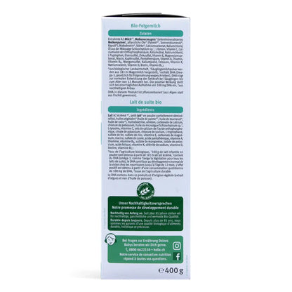 Holle 2 Organic A2 Formula (6-12 months) 400g