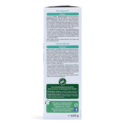 Holle 3 Organic A2 Formula (10+ months) 400g