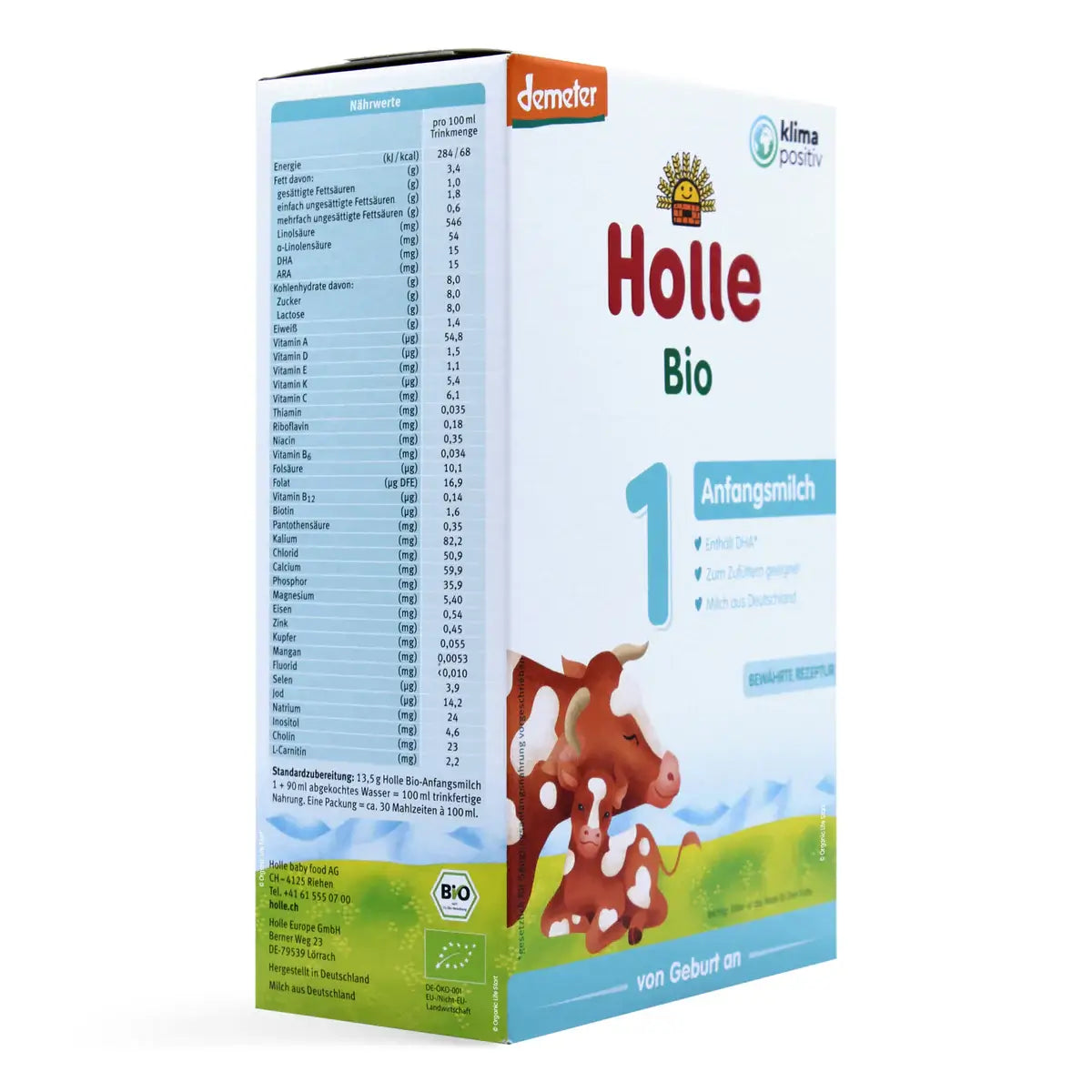 Holle 1 Organic Formula (0-6 months) 400g