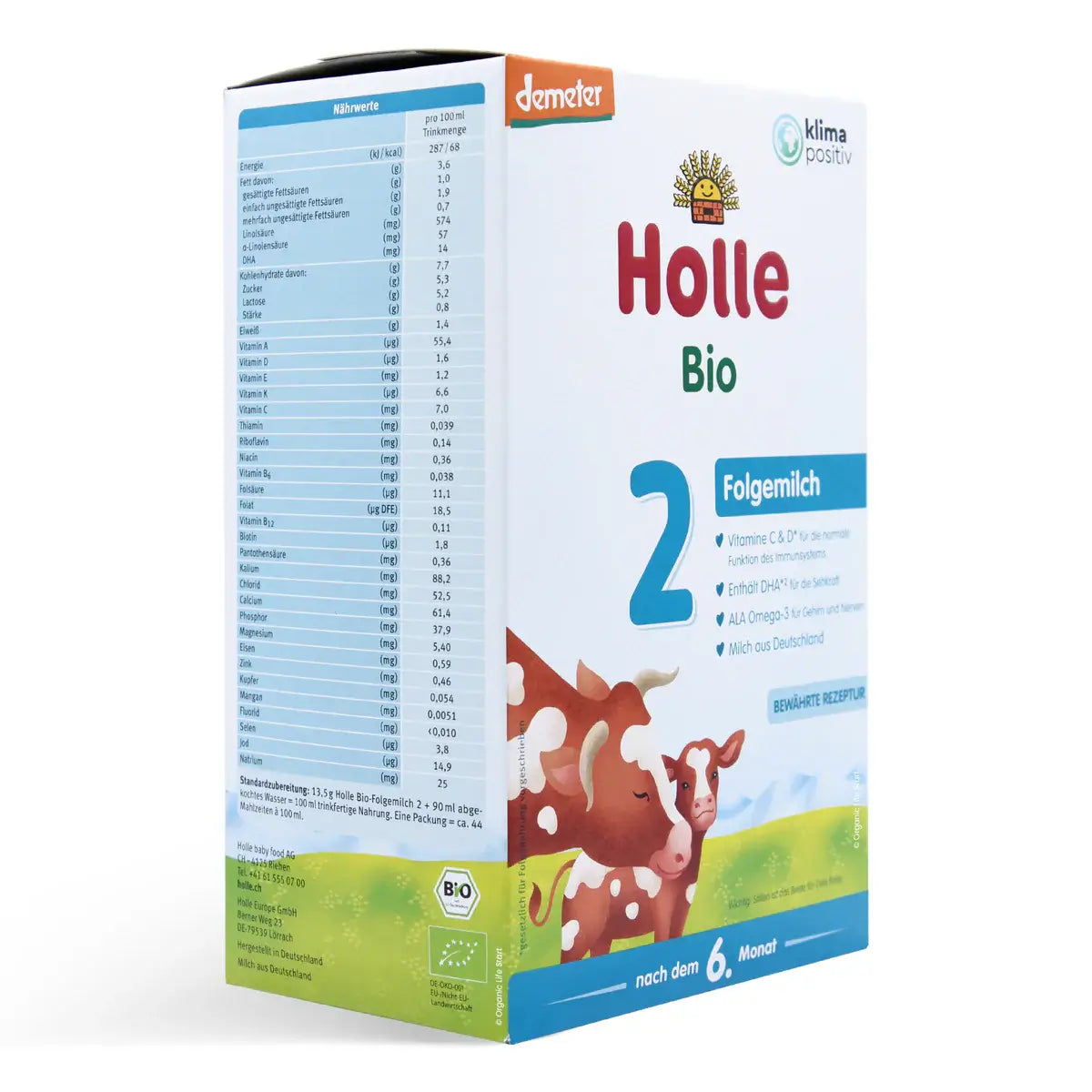 Holle 2 Organic Formula (6-10 months) 600g