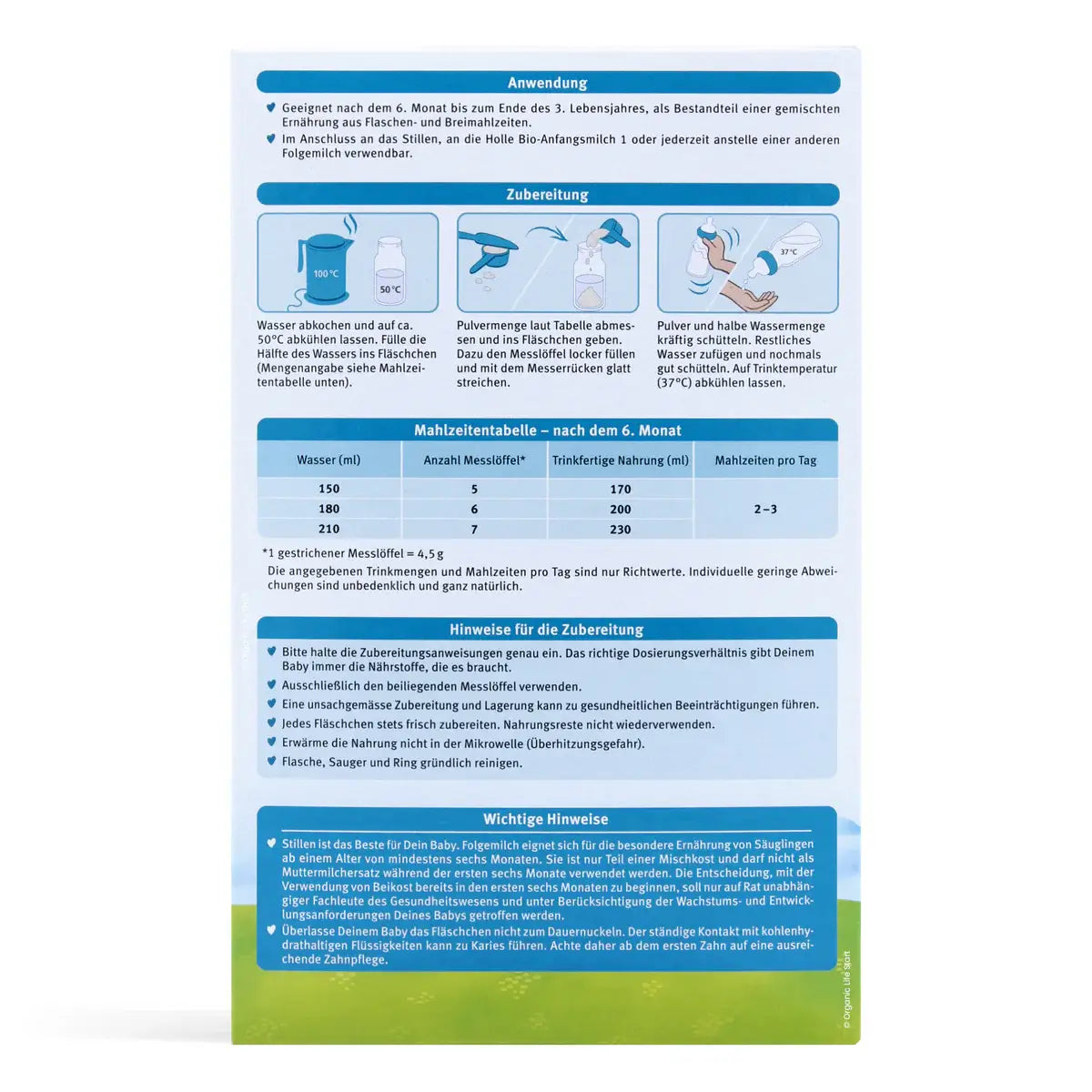 Holle 2 Organic Formula (6-10 months) 600g