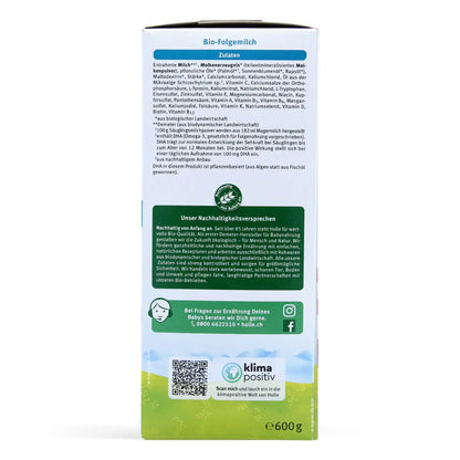 Holle 2 Organic Formula (6-10 months) 600g