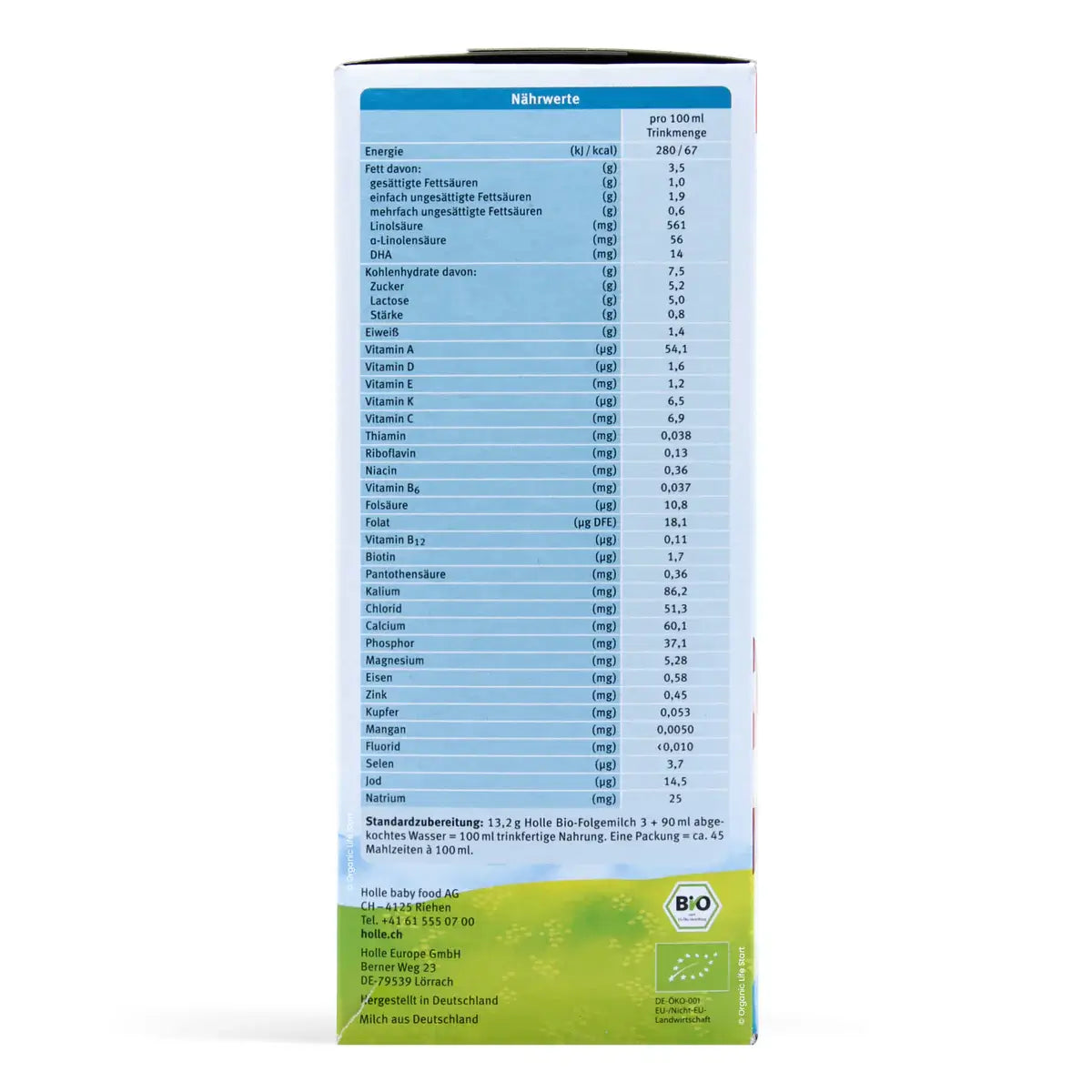 Holle 3 Organic Formula (10-12 months) 600g