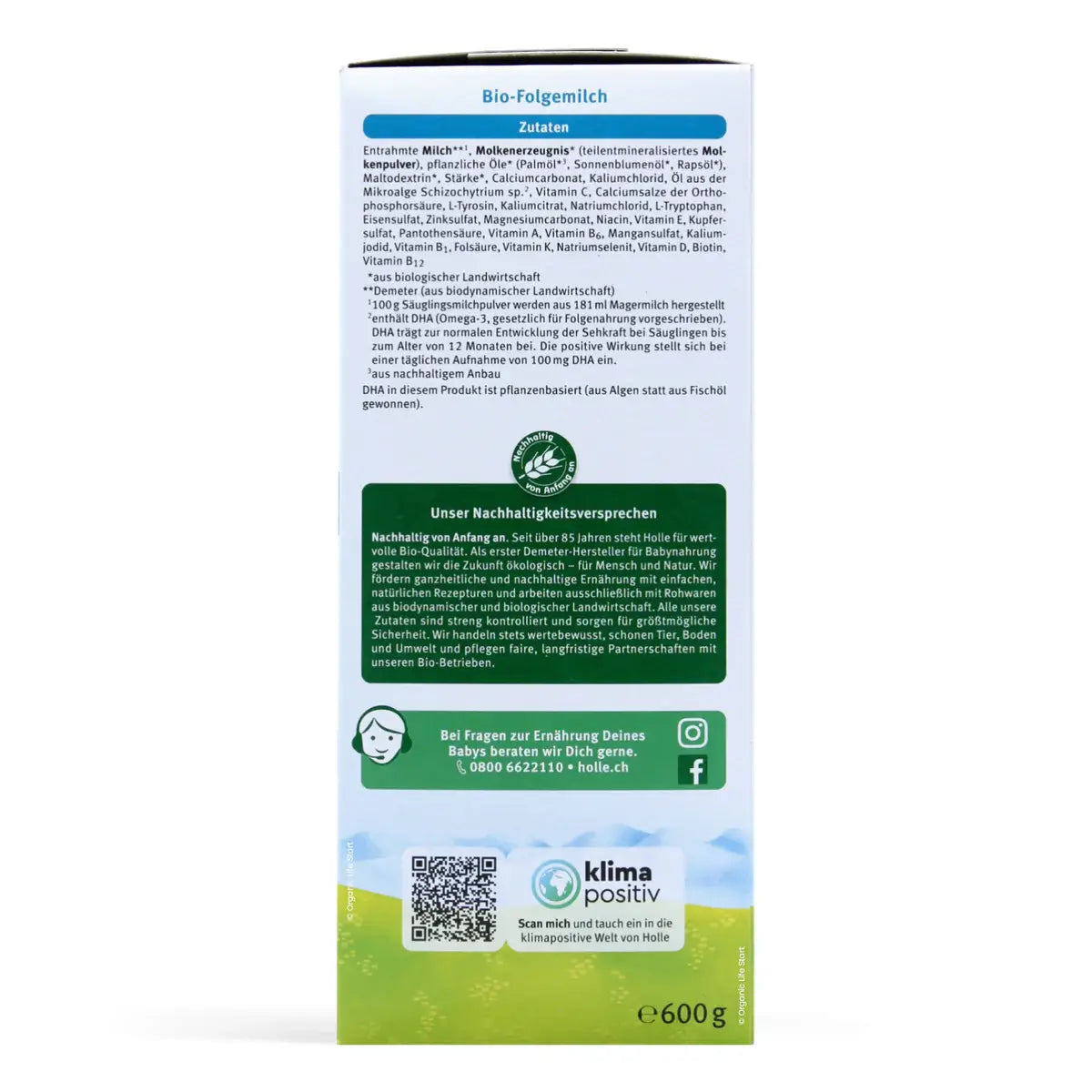 Holle 3 Organic Formula (10-12 months) 600g