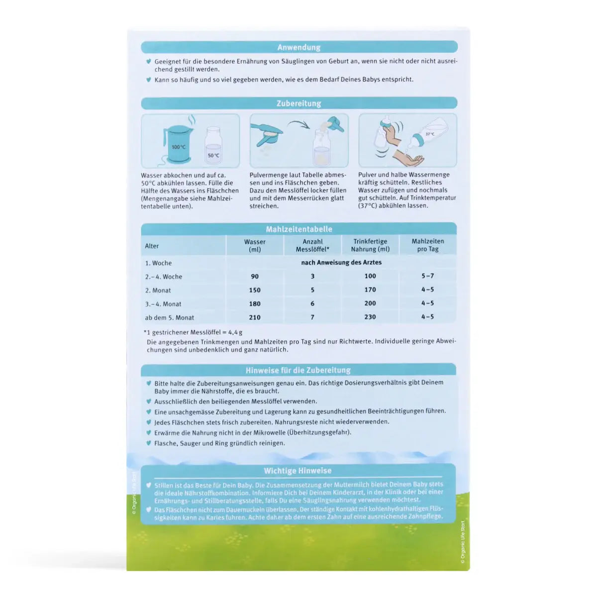 Holle PRE Organic Formula (0-6 months) 400g