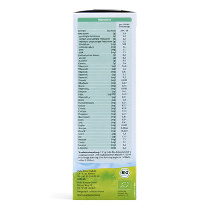 Holle 1 Organic Goat Milk Formula (0-6 months) 400g