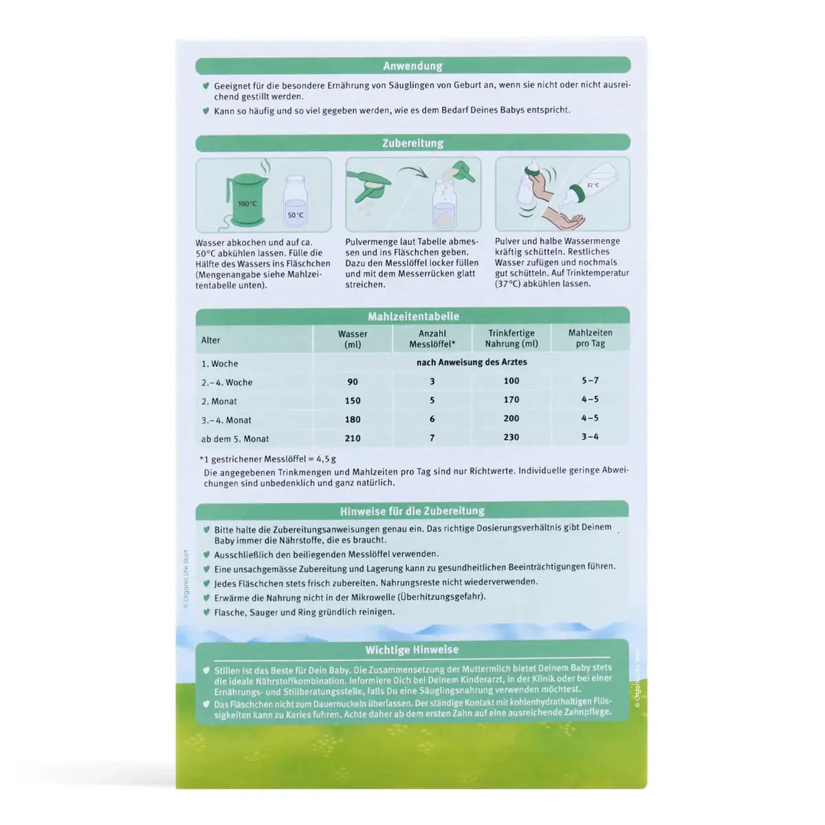 Holle 1 Organic Goat Milk Formula (0-6 months) 400g