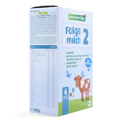 Lebenswert Bio Stage 2 Organic Baby Formula 500g
