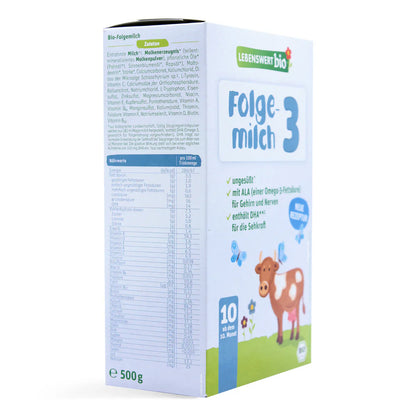 Lebenswert Bio Stage 3 Organic Baby Formula 500g