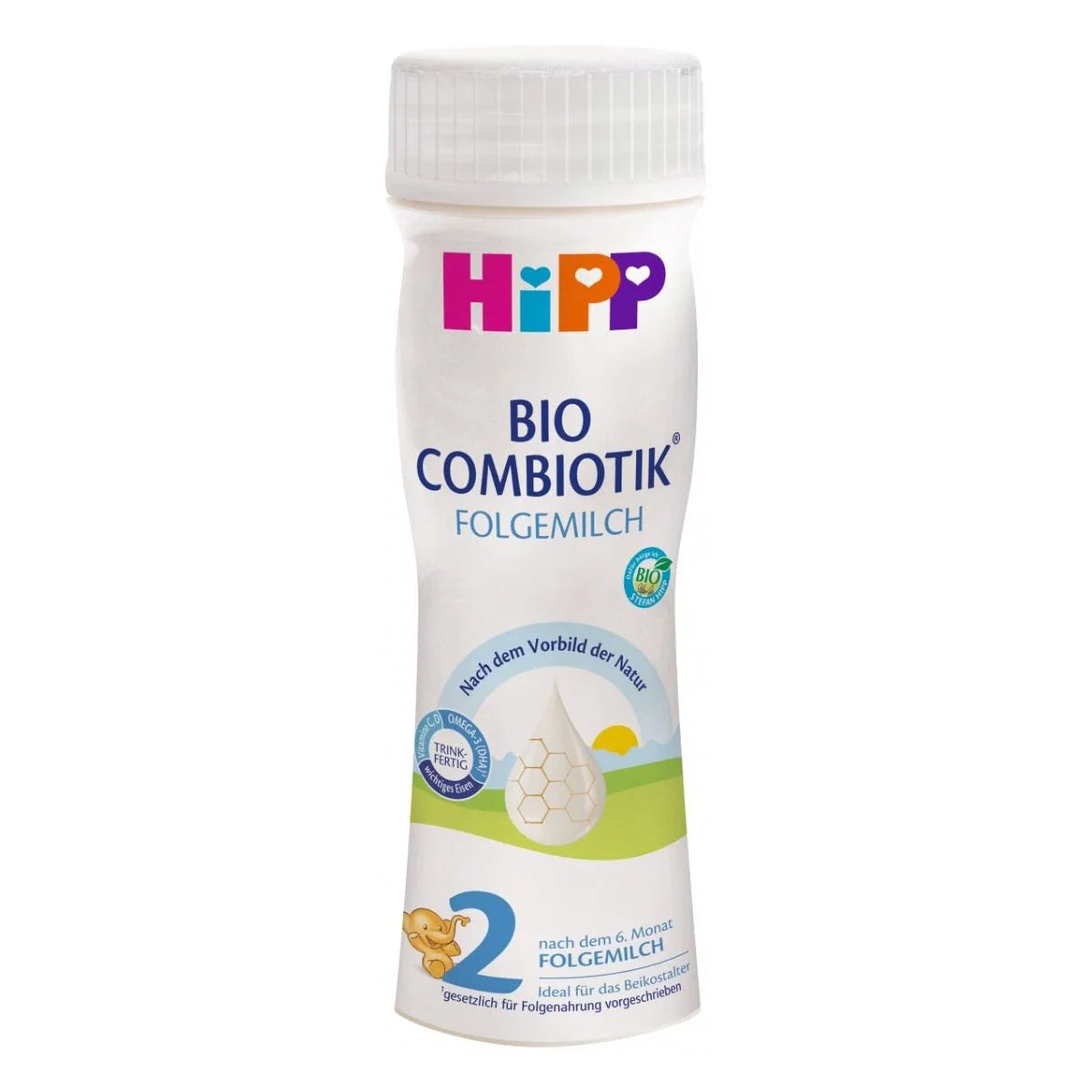 HiPP Deutsche Stufe 2 Fertig zum Füttern Bio-Babynahrung 200ml (18 PACKUNGEN)