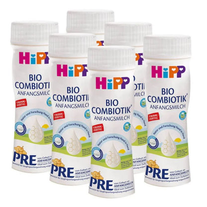 Fórmula Infantil Biológica Alemã HiPP Estágio PRE Pronta a Usar 200ml (18 UNIDADES)