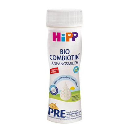 Fórmula Infantil Biológica Alemã HiPP Estágio PRE Pronta a Usar 200ml (18 UNIDADES)