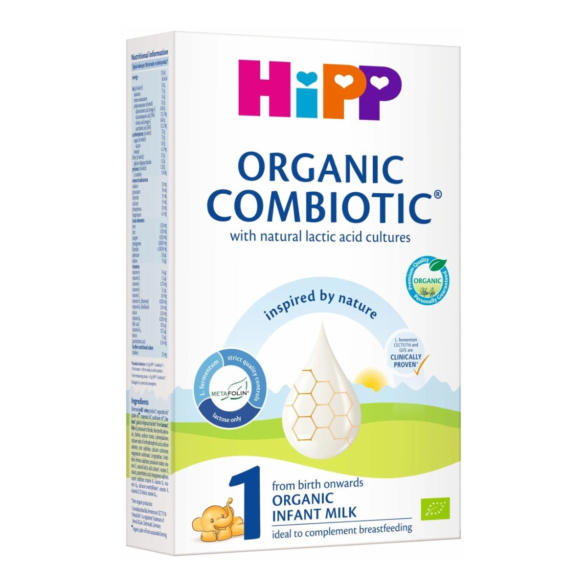 HiPP Niemiecka Organiczna Mieszanka Mleczna dla Niemowląt Etap 1 Combiotic 300g