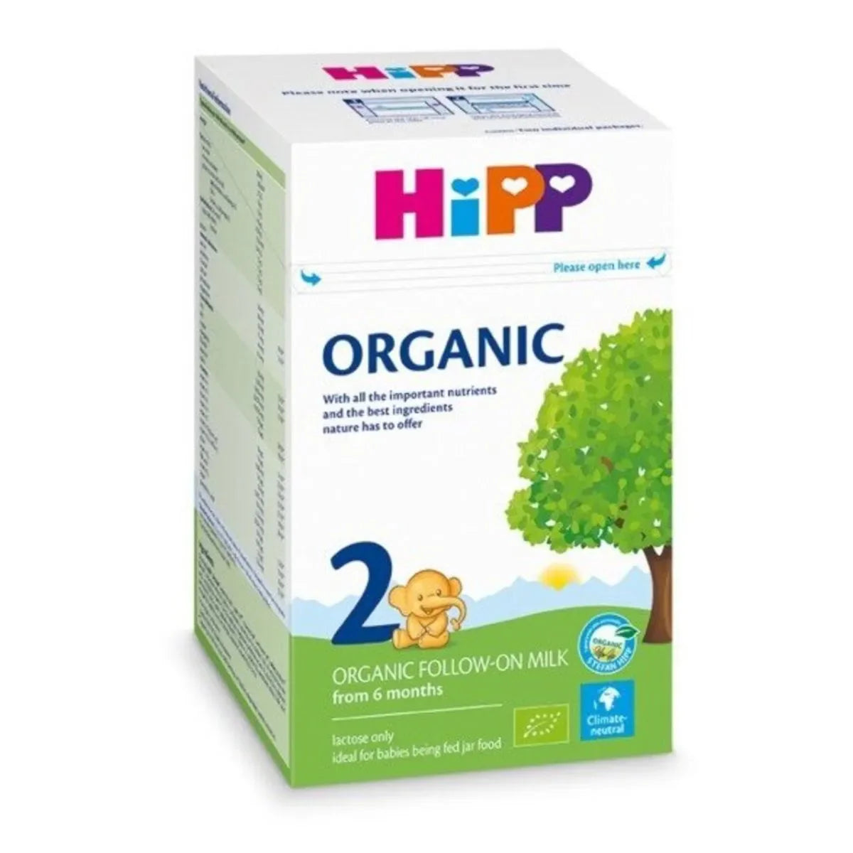 HiPP Niemiecka Organiczna Mieszanka dla Niemowląt Etap 2 800g