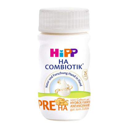 HiPP Deutsche Stufe PRE Hypoallergene (HA) Fertignahrung Bio-Babynahrung 90ml (24 PACK)