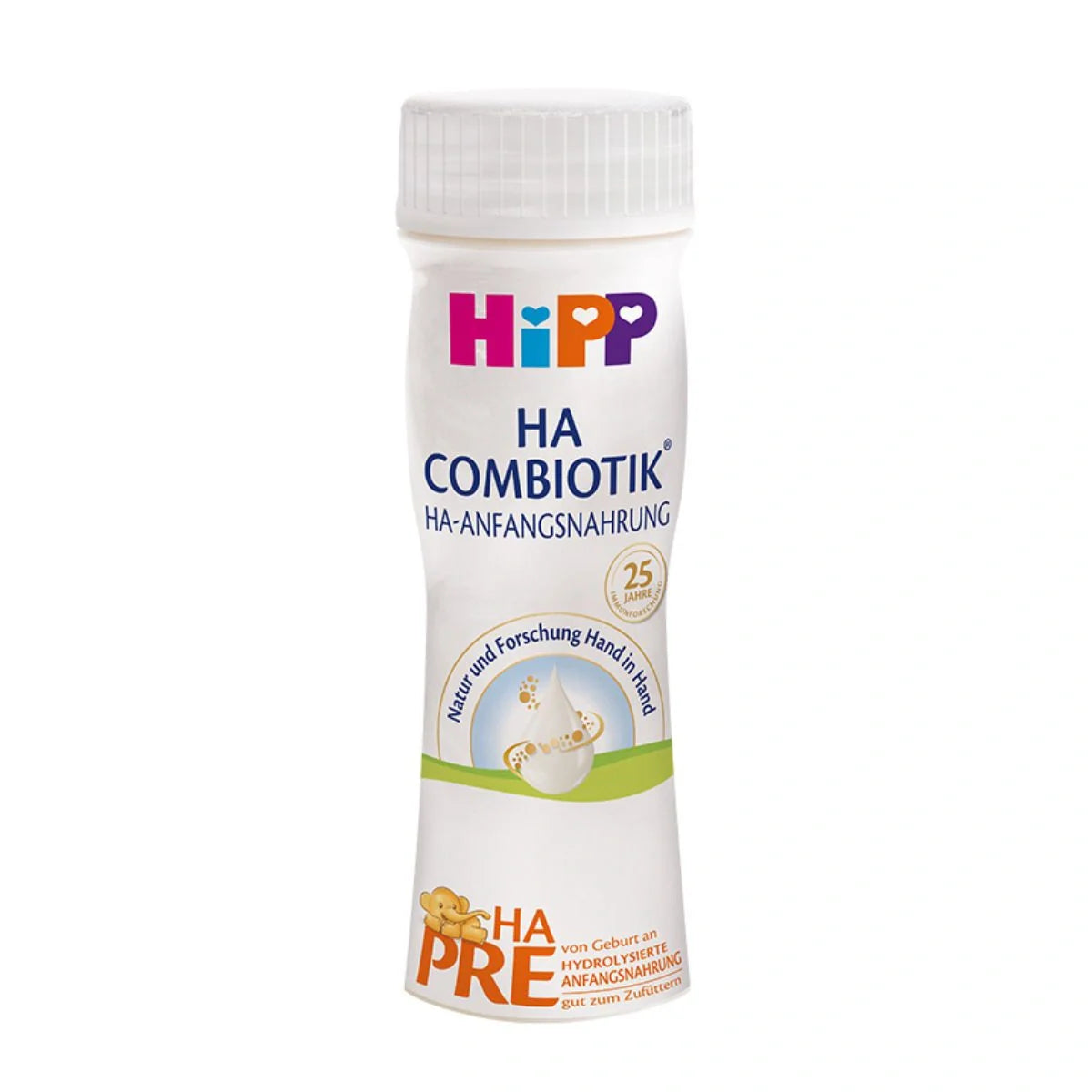 HiPP Niemiecka Mieszanka dla Niemowląt Etap PRE Hipoalergiczna (HA) Gotowa do Podania Organiczna Mleczna Mieszanka 200 ml (18 SZTUK)