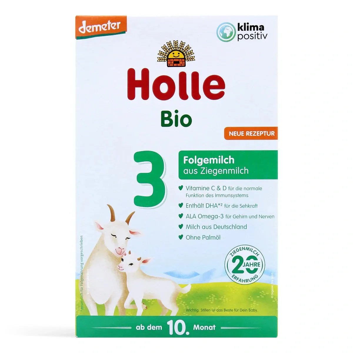 Holle 3 Organic Goat Milk Formula (10-12 months) 400g