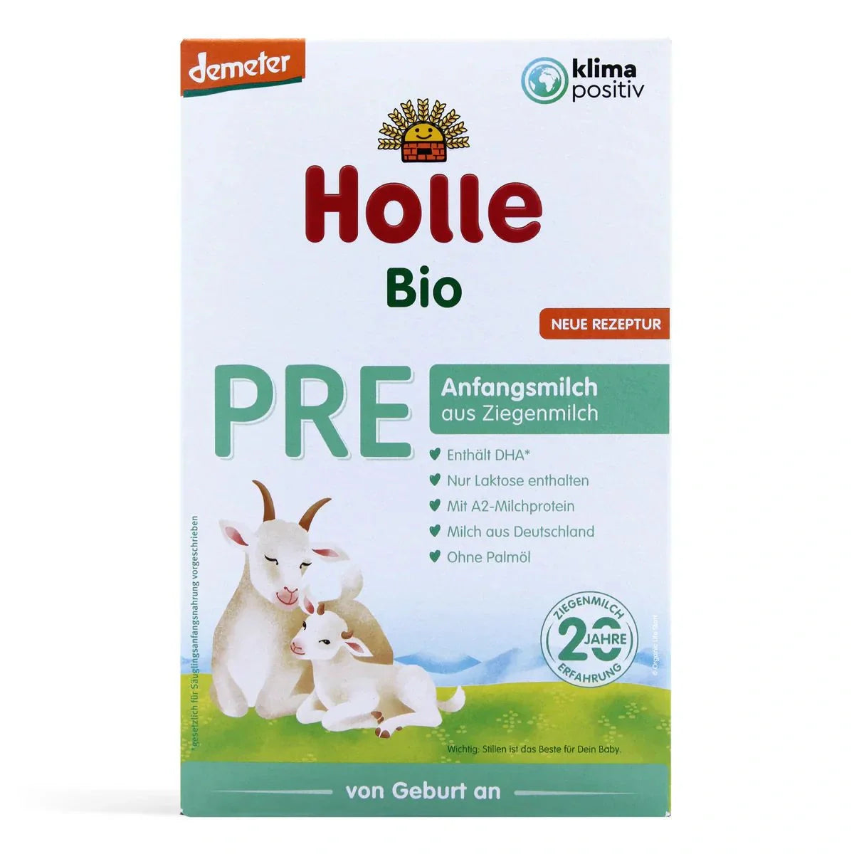 Holle PRE Organic Goat Milk Formula (0-6 months) 400g