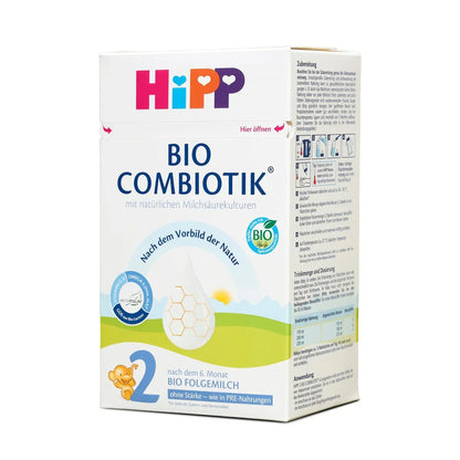 HiPP Niemiecka Organiczna Mieszanka Mleczna dla Niemowląt Etap 2 Combiotic 600g (Bez skrobi)